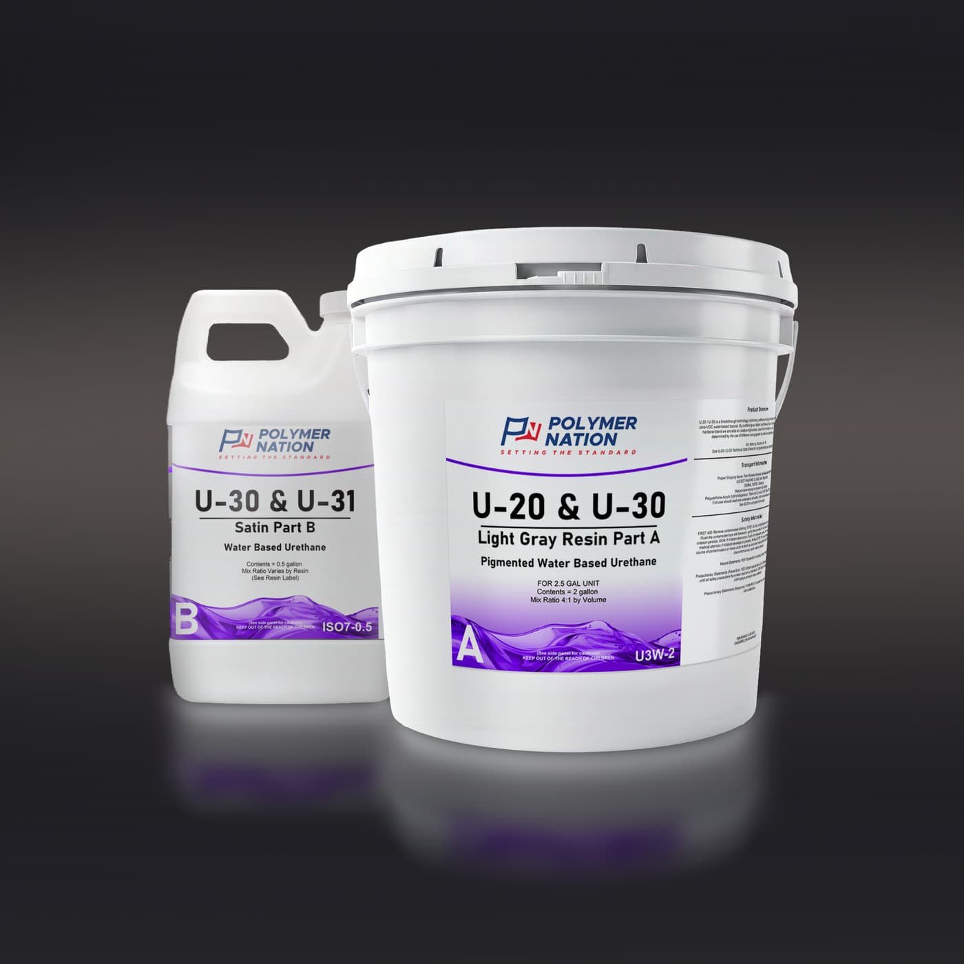 U-30 2K WB Satin Urethane Acrylic Hybrid - Pigmented