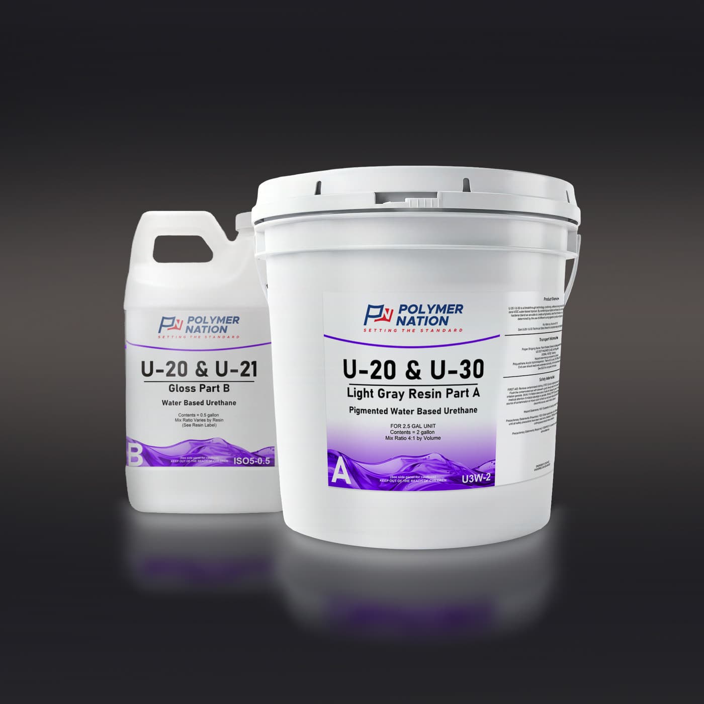 U-20 2K WB Gloss Urethane Acrylic Hybrid - Pigmented