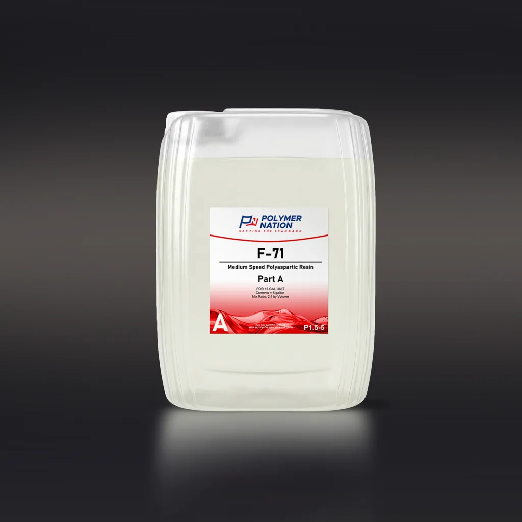 F-71 LV Medium Speed Clear Polyaspartic
