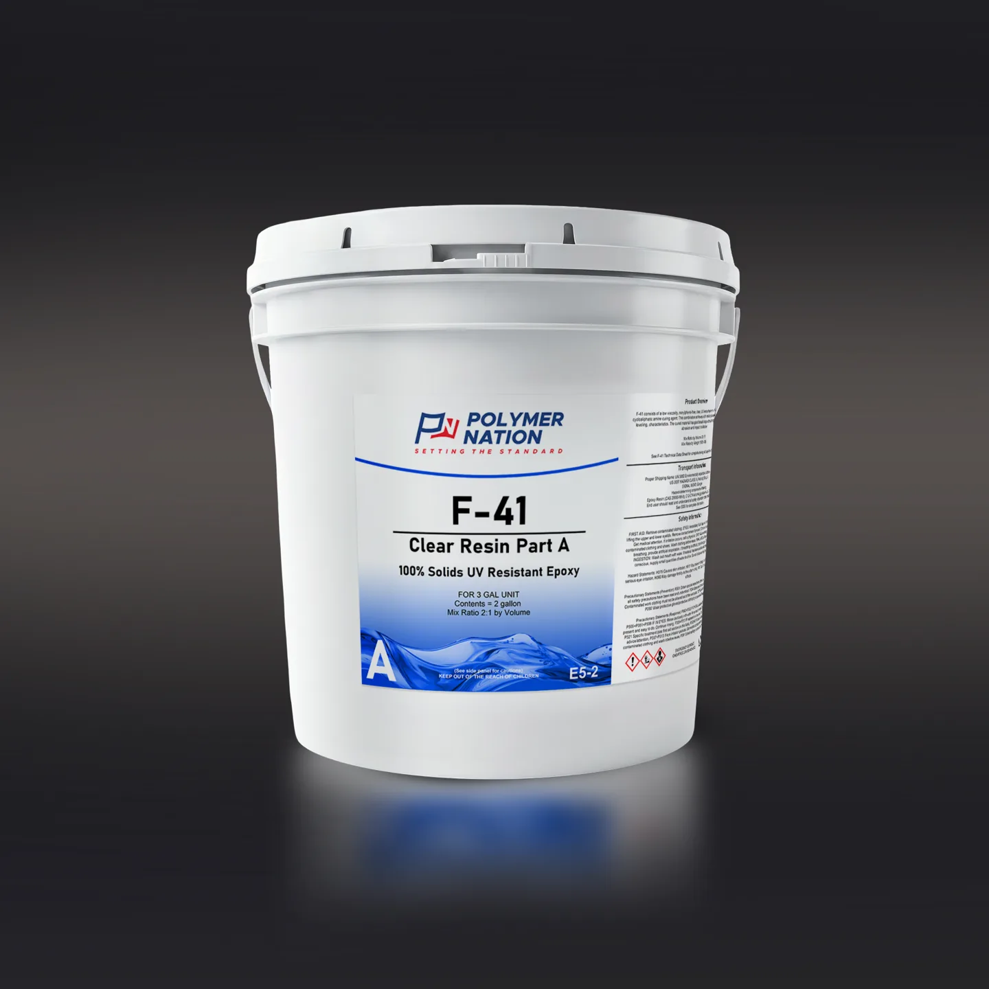 F-41 Clear UV Resistant Epoxy Floor Coating