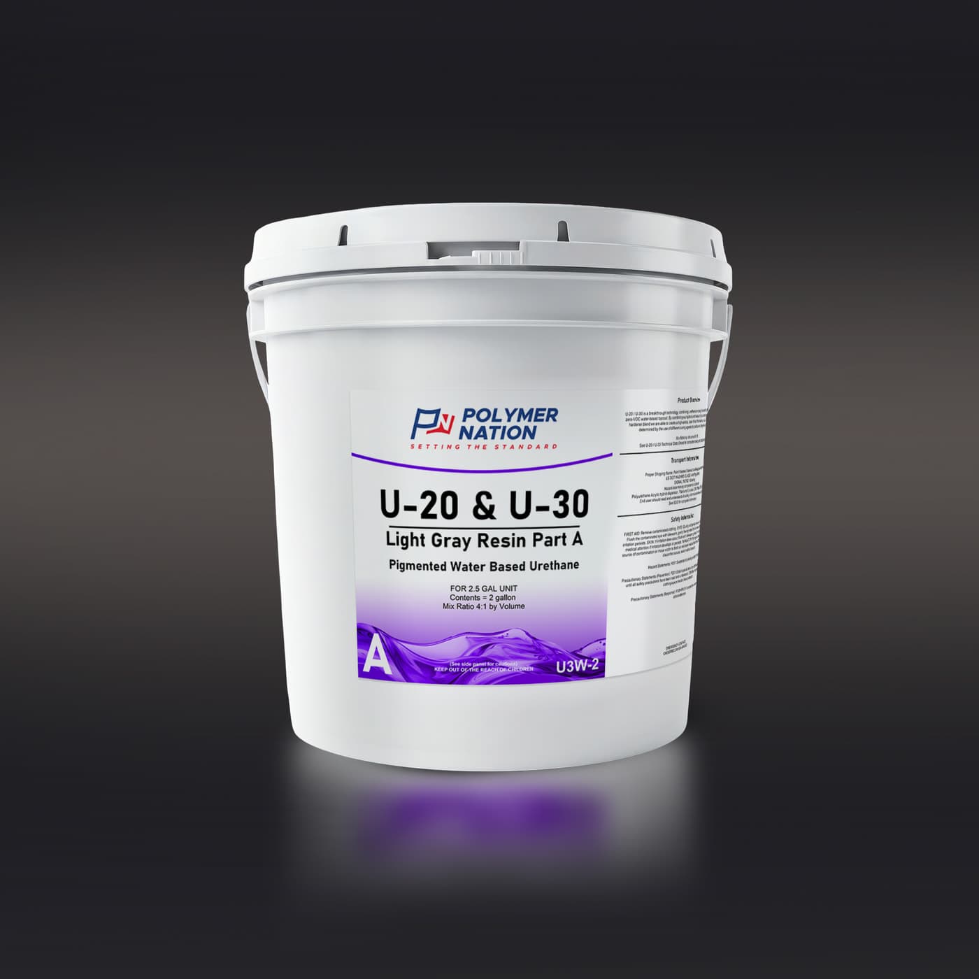 U-20 2K WB Gloss Urethane Acrylic Hybrid - Pigmented