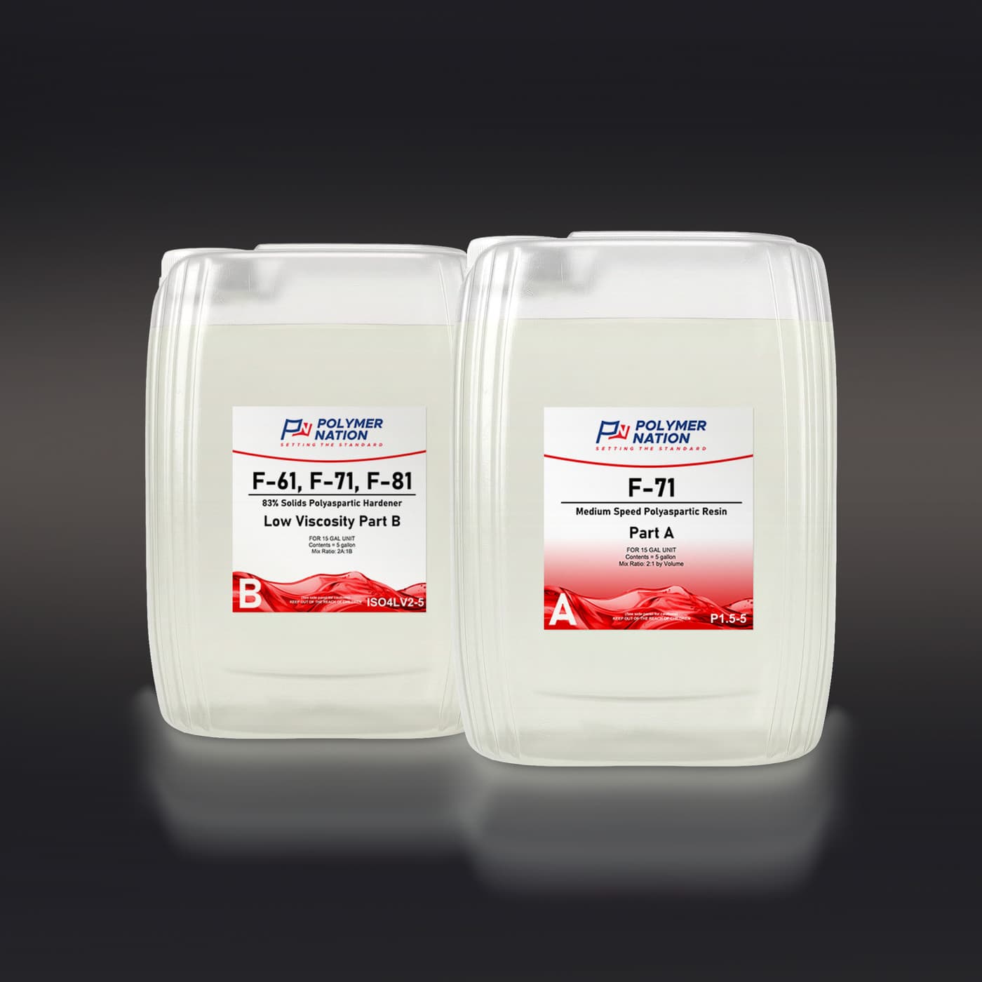F-71 LV Medium Speed Clear Polyaspartic