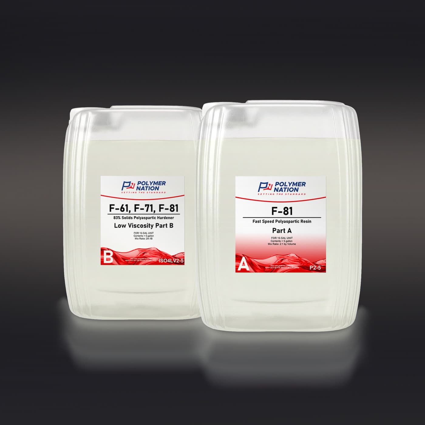 F-81 LV Fast Speed Clear Polyaspartic